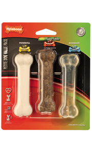 Nylabone Small Dog Value Pack Durable Chicken