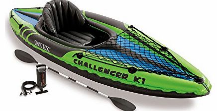 Intex Challenger K1 Kayak - Green/Grey