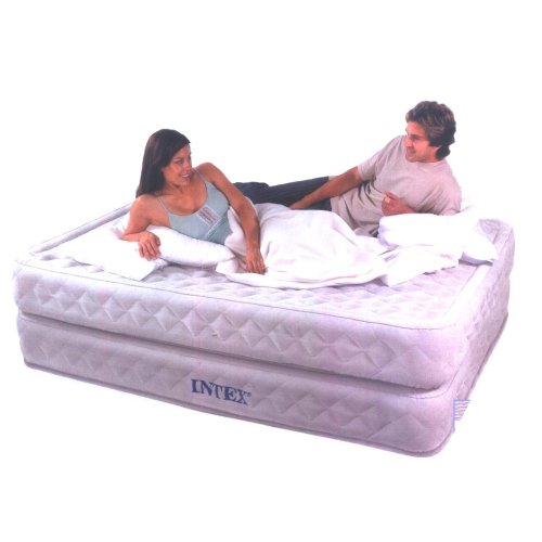 Intex Queen Size Bed with Built In Electric Pump