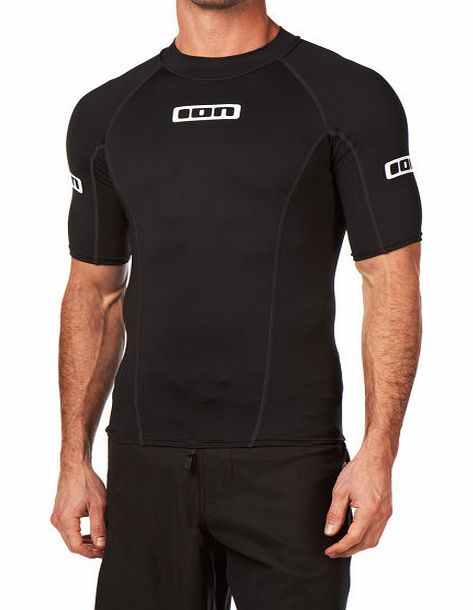 ION Mens ION Promo Short Sleeve Rash Vest - Black