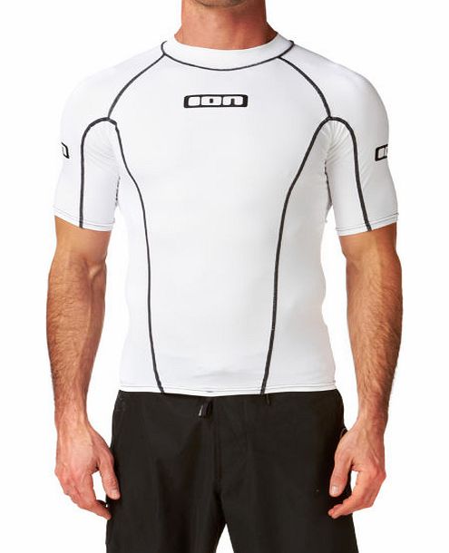 ION Promo Short Sleeve Rash Vest - Cool White