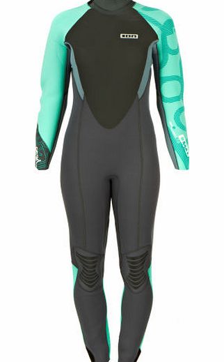 ION Womens ION Pearl 4.5mm Back Zip Semidry Wetsuit