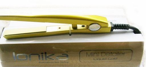 Ionika Mini Detailer Liquid Gold Hair Straighteners