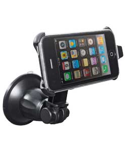 iPhone In Car Holder - Black