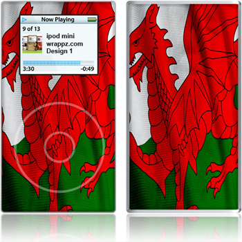 ipod Mini Welsh Flag