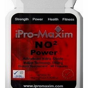 NO2 Nitric Oxide POWER (90 caps) 1000 Mg per capsule - The most powerful Professional GRADE next level sporting supplement on the market The most complete muscle anabolism supplement which Maximizes, 