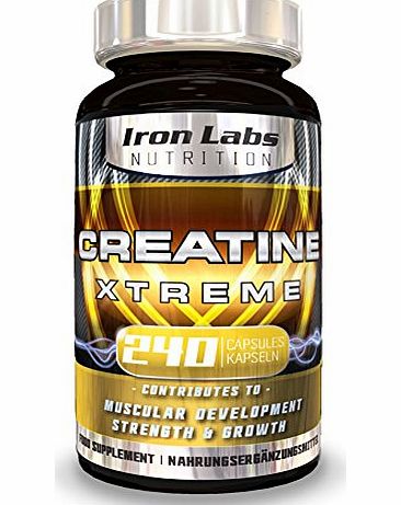 Creatine Xtreme: Advanced Creatine Monohydrate tablets (4,200mg Dosage - 240 Capsules) Advanced Creatine supplement stacked with ALA for Muscular Strength, Growth & Development (240 Capsules)
