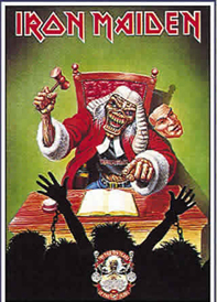 Iron Maiden Judge Textile Poster