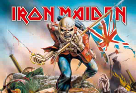 Iron Maiden Trooper Textile Poster