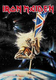 Iron Maiden World Tour 1982 Textile Poster