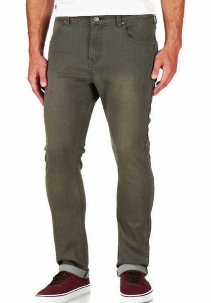 Iron Stag Mens Iron Stag Zennor Skinny Fit Jeans - Grey