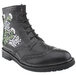 Irregular Choice Male Tanner Man Leather Upper Casual Boots in Black, Brown
