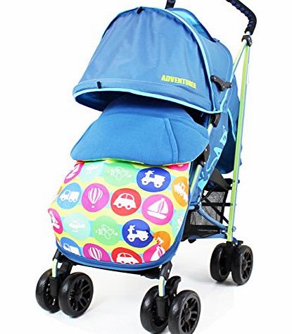 iSafe buggy Stroller Pushchair - Adventurer (Complete With Footmuff, Bumper Bar amp; Rain cover)