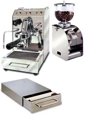 Isomac Combo Set :Zaffiro espresso maker
