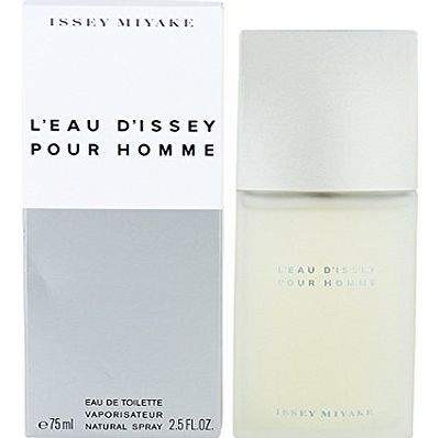 New Mens Issey Miyake Pour Homme Edt Natural Spray 75ml