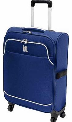 IT Contrast Large 4 Wheel Suitcase - Navy