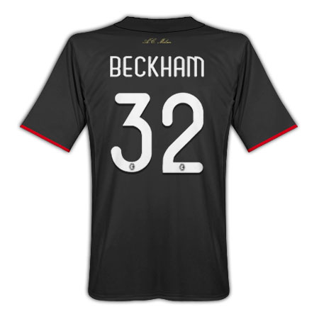 Italian teams Adidas 09-10 AC Milan 3rd (Beckham 32)