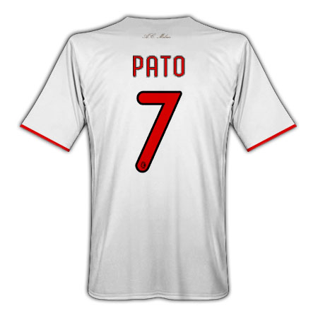 Italian teams Adidas 09-10 AC Milan away (Pato 7)