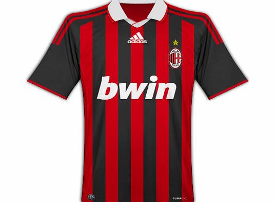 Italian teams Adidas 09-10 AC Milan home shirt