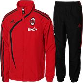 Italian teams Adidas 09-10 AC Milan Presentation Suit (Red) - Kids