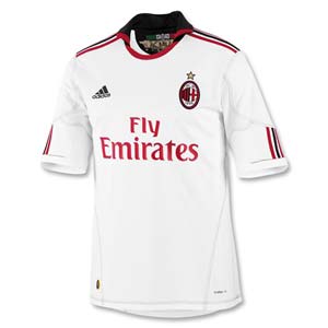 Italian teams Adidas 2010-11 AC Milan Adidas Away Football Shirt