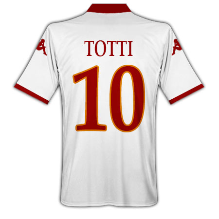 Italian teams Kappa 09-10 Roma away (Totti 10)