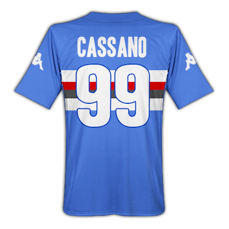 Italian teams Kappa 09-10 Sampdoria home (Cassano 99)