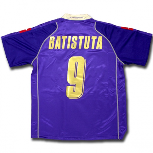 Lotto 08-09 Fiorentina home (Batistuta 9)