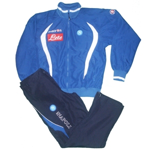 Italian teams Macron 09-10 Napoli Presentation Suit (Blue)