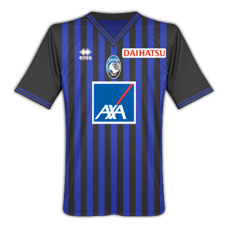 Italian teams Macron 2010-11 Atalanta Home Errea Football Shirt