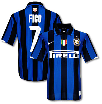 Italian teams Nike 07-08 Inter Milan home (Figo 7)