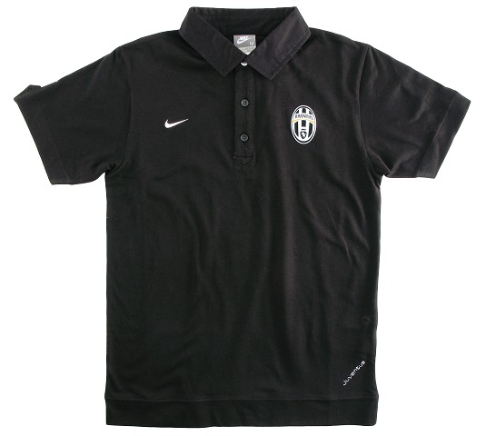 Italian teams Nike 07-08 Juventus Polo shirt (Black)