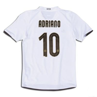 Italian teams Nike 08-09 Inter Milan away (Adriano 10)