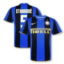 Italian teams Nike 08-09 Inter Milan home (Stankovic 5)