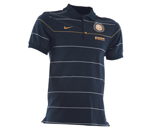 Italian teams Nike 08-09 Inter Milan Polo shirt (navy)