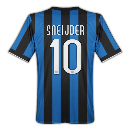Italian teams Nike 09-10 Inter Milan home (Sneijder 10)