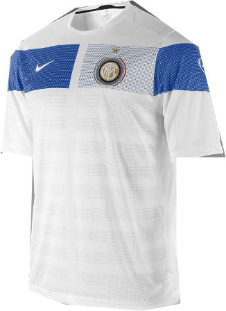Italian teams Nike 09-10 Inter Milan Pre-Match Training shirt (white)