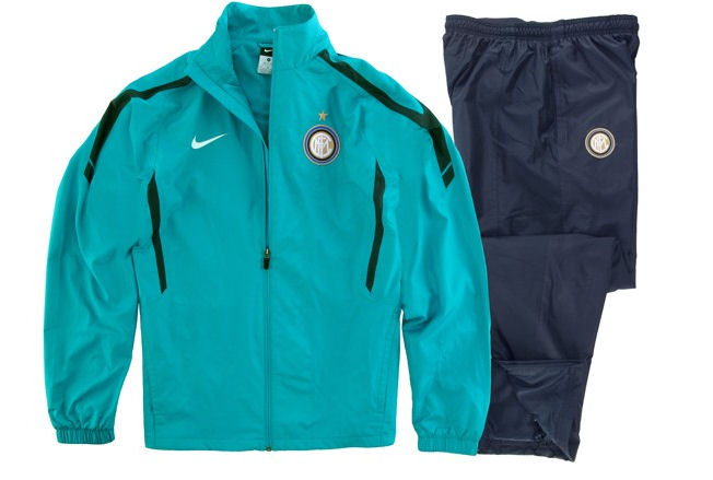 Italian teams Nike 2010-11 Inter Milan Nike Woven Tracksuit (Blue)