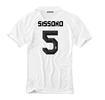 Italian teams Nike 2010-11 Juventus Nike Away Shirt (Sissoko 5)