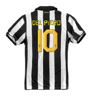 Nike 2010-11 Juventus Nike Home (Del Piero 10)