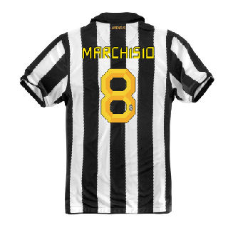 Italian teams Nike 2010-11 Juventus Nike Home (Marchisio 8)