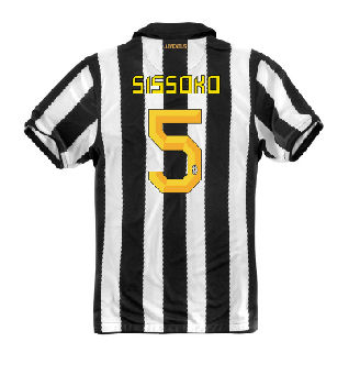 Italian teams Nike 2010-11 Juventus Nike Home (Sissoko 5)