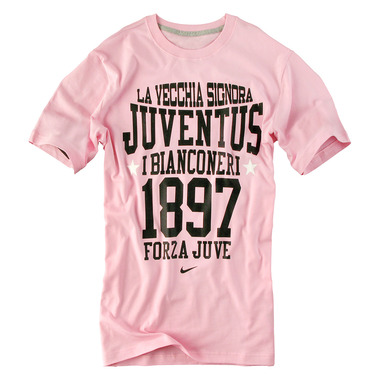 Italian teams Nike 2010-11 Juventus Nike Printed Core Tee (Pink)