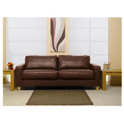 Italy large Leather Sofa, Brown