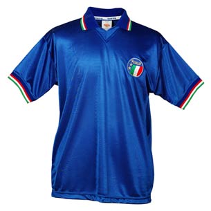 Italy Toffs Italy 1990 World Cup Home Shirt