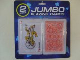 2 Packs JUMBO Playing CARDS Children - Adults