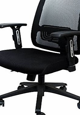 IWMH Office Chair, Intimate-WM-Heart Adjustable Swivel Mid Back Mesh Task Chair Desk Chair with Back Support Armrest
