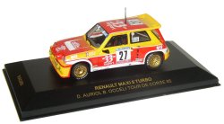 1:43 Scale Renault Maxi 5 Turbo Tour De Corse 1985 - D.Auriol / B.Ocelli