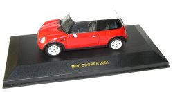 1:43 Scale 2001 BMW Mini Cooper Red & White