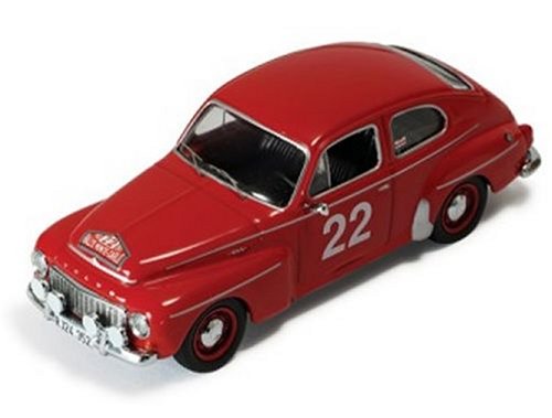 Diecast Model Volvo PV544 (1965 Monte Carlo Rally) in Red (1:43 scale)